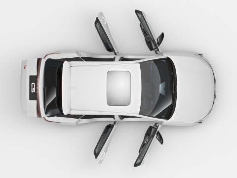 2026 Chery Omoda C5 with Interior Right Dand Drive Modello 3D