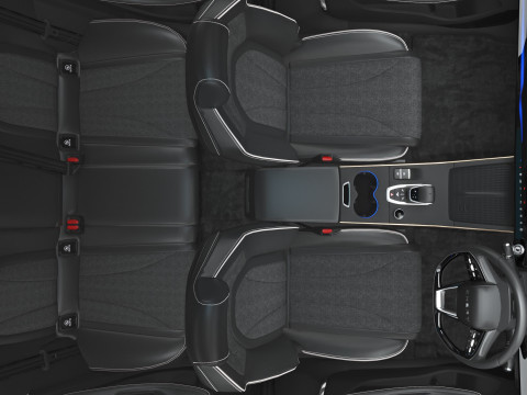 2026 Chery Omoda C5 with Interior Right Dand Drive Modello 3D
