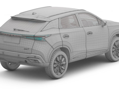 2026 Chery Omoda C5 with Interior Right Dand Drive Modello 3D