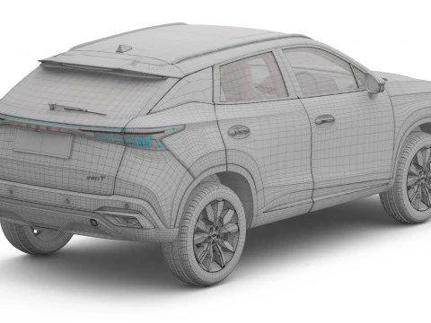 2026 Chery Omoda C5 X con guida interna a destra Modello 3D
