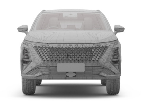 2026 Chery Omoda C5 with Interior Right Dand Drive Modello 3D
