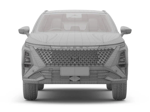 2026 Chery Omoda C5 X con guida interna a destra Modello 3D