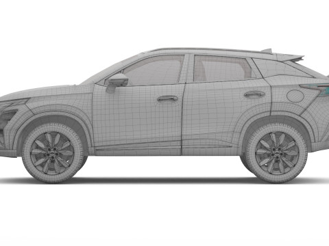 2026 Chery Omoda C5 with Interior Right Dand Drive Modello 3D