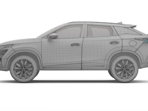 2026 Chery Omoda C5 X con guida interna a destra Modello 3D