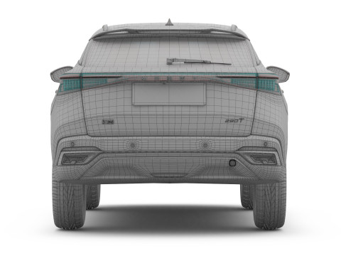 2026 Chery Omoda C5 with Interior Right Dand Drive Modello 3D