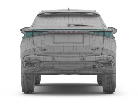 2026 Chery Omoda C5 X con guida interna a destra Modello 3D