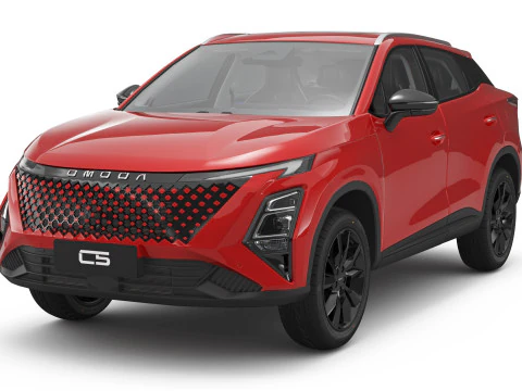 2026 Chery Omoda 5 SHS-H インテリア左ハンドル付き 3Dモデル
