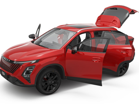 2026 Chery Omoda C5 内装左ハンドル付き 3Dモデル
