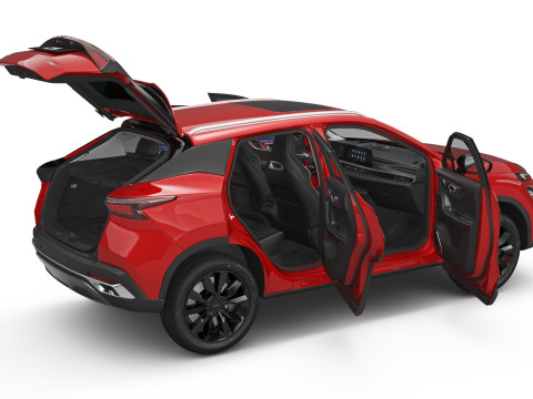 2026 Chery Omoda C5 内装左ハンドル付き 3Dモデル
