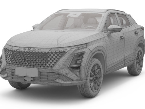 2026 Chery Omoda C5 内装左ハンドル付き 3Dモデル