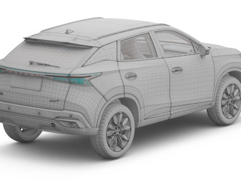 2026 Chery Omoda C5 内装左ハンドル付き 3Dモデル