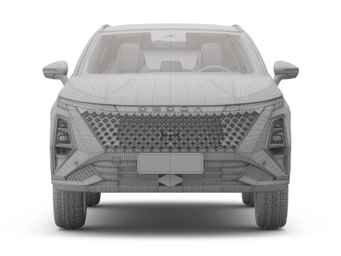 2026 Chery Omoda C5 内装左ハンドル付き 3Dモデル