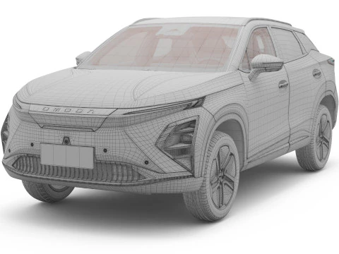 2026 Chery Omoda E5 with Interior 3D Model