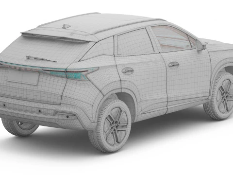 2026 Chery Omoda E5 with Interior 3D Model