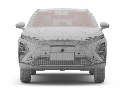 2026 Chery Omoda E5 with Interior 3D Model
