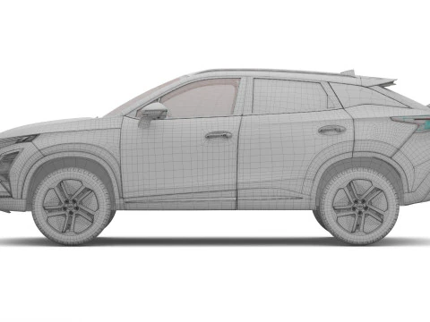 2026 Chery Omoda E5 with Interior 3D Model