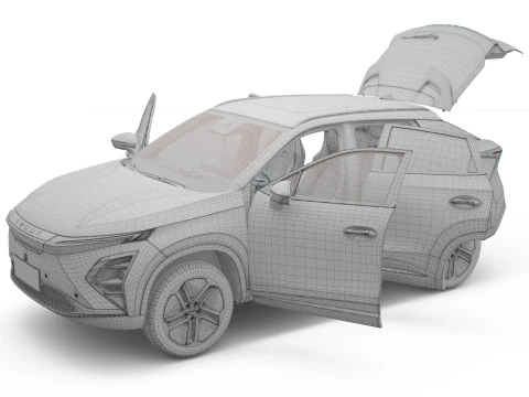 2026 Chery Omoda E5 with Interior 3D Model