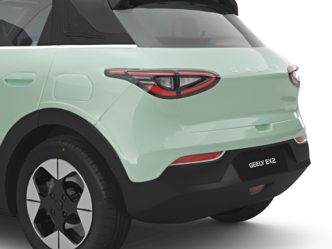 2026 Geely EX2 with Interior 3D Model