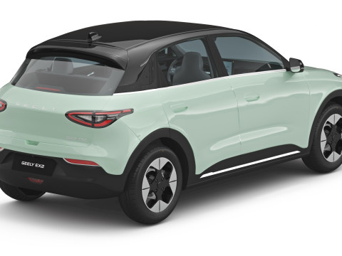 2026 Geely EX2 with Interior 3D Model