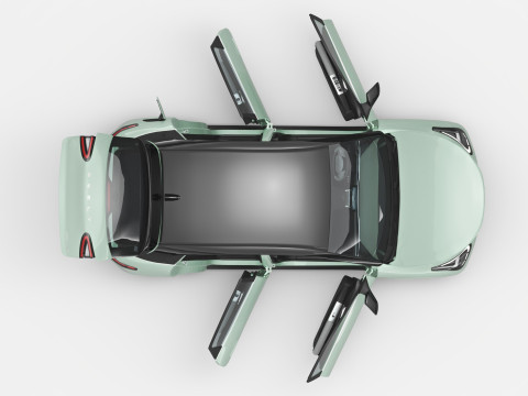 2026 Geely EX2 with Interior 3D Model