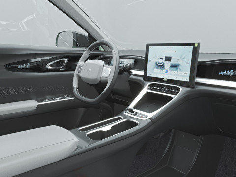 2026 Geely EX2 with Interior 3D Model