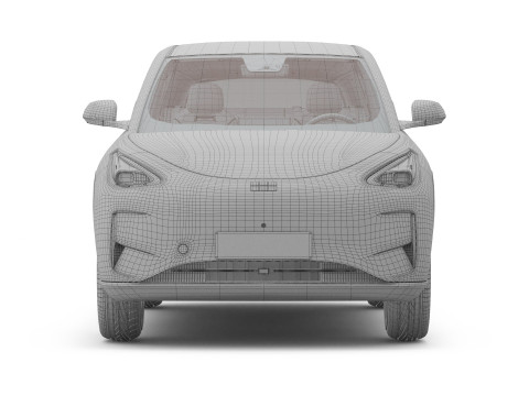 2026 Geely EX2 with Interior 3D Model