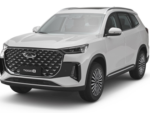 2026 Chery Tiggo 8 with Interior 3D Model