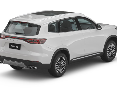 Chery Tiggo 8 2026 dengan Interior Model 3D