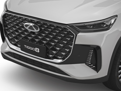 Chery Tiggo 8 2026 dengan Interior Model 3D