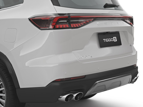 Chery Tiggo 8 2026 dengan Interior Model 3D