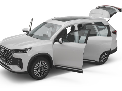 Chery Tiggo 8 2026 dengan Interior Model 3D