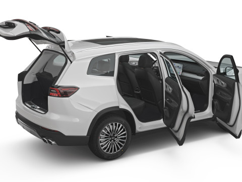 Chery Tiggo 8 2026 dengan Interior Model 3D