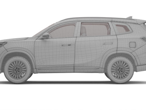 Chery Tiggo 8 2026 dengan Interior Model 3D