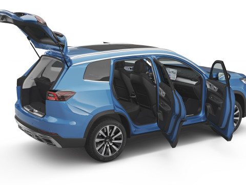 2026 Chery Tiggo 8 Hybrid z wnętrzem Model 3D