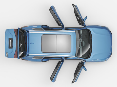 2026 Chery Tiggo 8 Hybrid z wnętrzem Model 3D