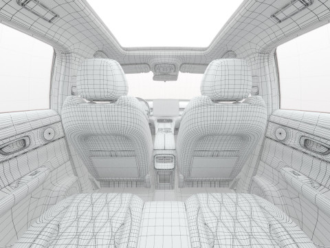 2026 Chery Tiggo 8 Hybrid z wnętrzem Model 3D