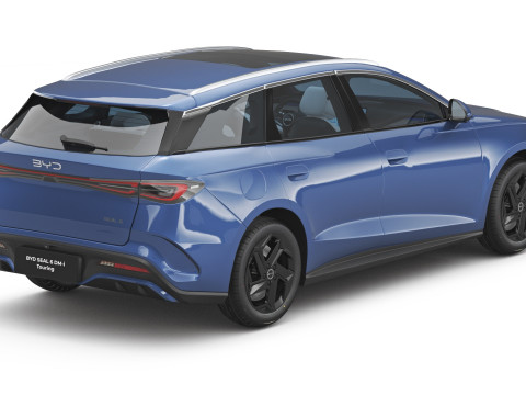2025 BYD Seal 6 DM-i Touring With Interior 3D Model