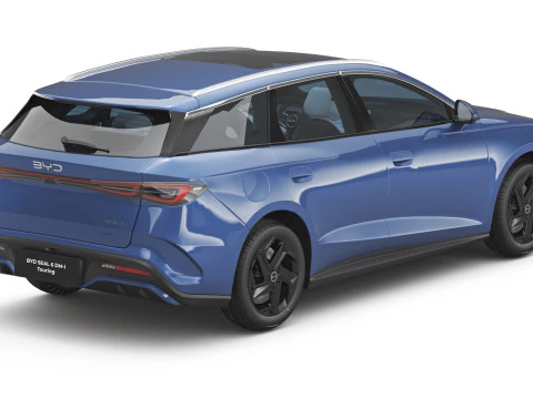 2025 BYD Seal 6 DM-i Touring With Interior 3D Model