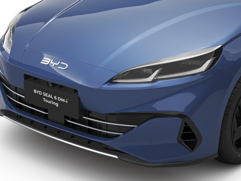 2025 BYD Seal 6 DM-i Touring With Interior 3D Model