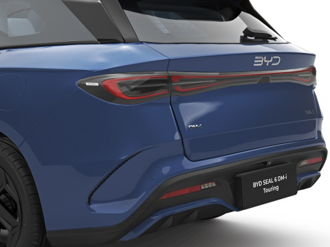 2025 BYD Seal 6 DM-i Touring With Interior 3D Model