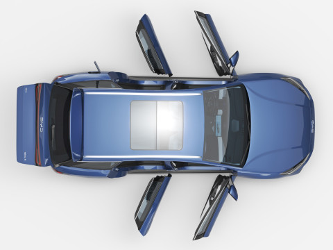 2025 BYD Seal 6 DM-i Touring With Interior 3D Model