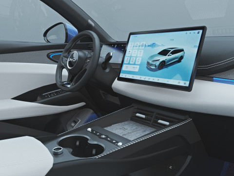 2025 BYD Seal 6 DM-i Touring With Interior 3D Model