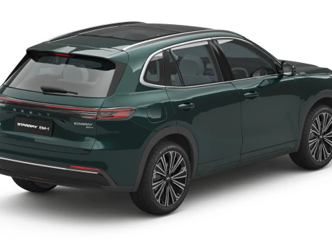 2025 Geely Starray EM-i with Interior 3D Model