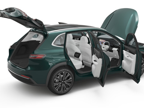 2025 Geely Starray EM-i met interieur 3D Model