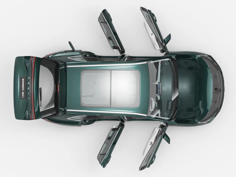 2025 Geely Starray EM-i with Interior 3D Model