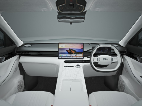 2025 Geely Starray EM-i met interieur 3D Model