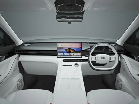 2025 Geely Starray EM-i with Interior 3D Model