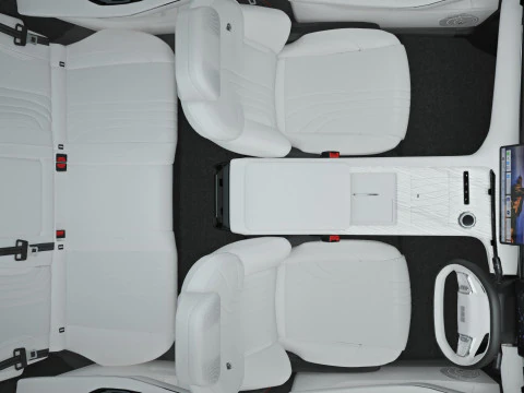 2025 Geely Starray EM-i with Interior 3D Model