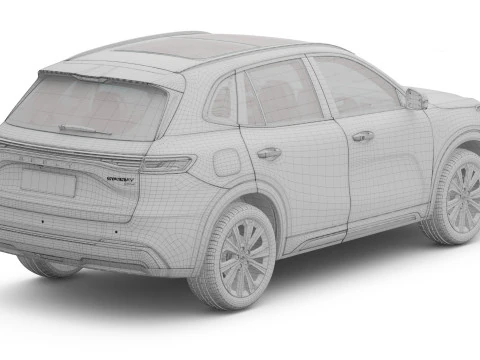 2025 Geely Starray EM-i with Interior 3D Model