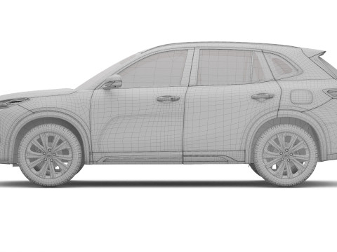 2025 Geely Starray EM-i met interieur 3D Model